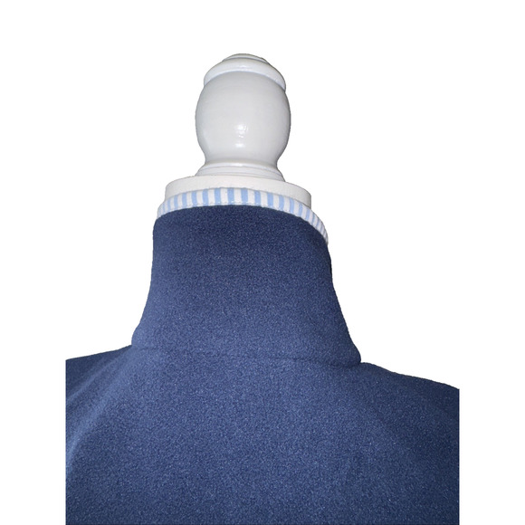 Lauren James Navy Blue Fleece The Blakely Vest Size L - Picture 8 of 12